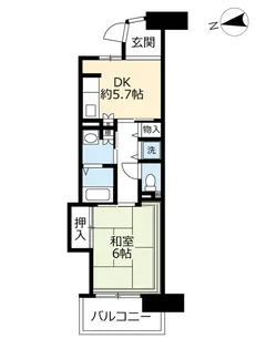 URシティコート千島3丁目【2階】の間取り