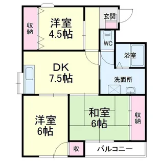 メゾン・ラフォーレ【3階】の間取り
