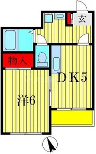 アルカサール黛【4階】の間取り
