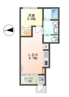 レヴメゾン神山参番館【1階】の間取り