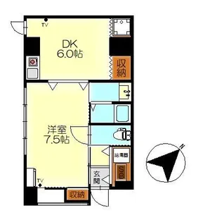 パルハイツ呉中央【1階】の間取り