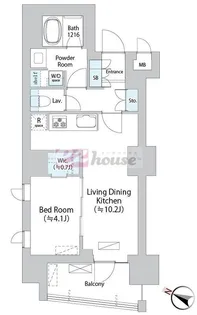 イストワール阿佐ヶ谷【2階】の間取り
