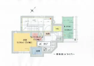 エルフィール笹塚【4階】の間取り