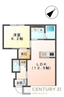 アリエル【1階】の間取り