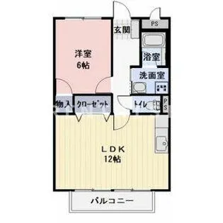 リンピア増田【2階】の間取り
