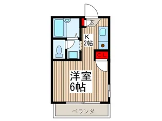 メゾン光B【2階】の間取り