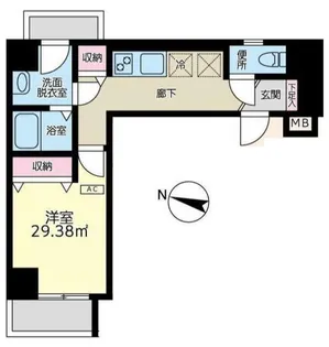 千葉中央駅前ビル【6階】の間取り