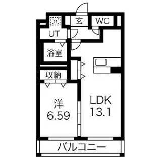 グランシャルム【3階】の間取り