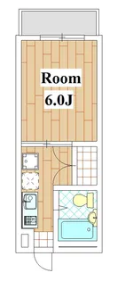 フローレス洗足【2階】の間取り