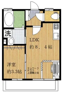 ムルティクローレ【2階】の間取り