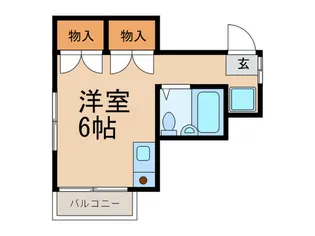 六甲ハイツ【2階】の間取り