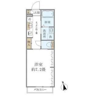フォルス22【3階】の間取り