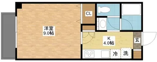 エミナンス扇町【3階】の間取り