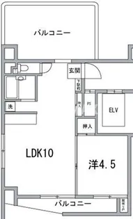 メゾン永和【6階】の間取り