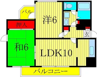 エトワール嵯峨2【2階】の間取り