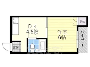 パシフィックヴィラ塚本【3階】の間取り