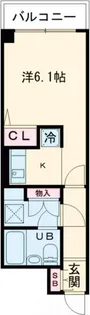 コープ野村旗の台【4階】の間取り