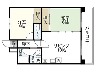 グリーンヒルズ祇園【3階】の間取り