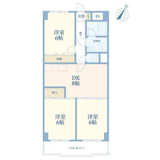 パストラル青葉台【5階】の間取り
