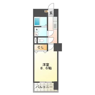 ミ カーサ・キタ【5階】の間取り