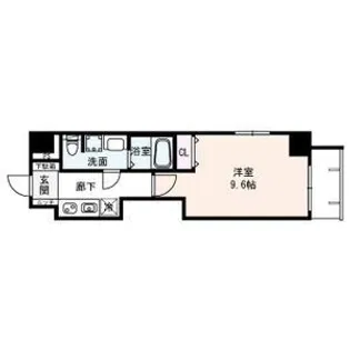 Comenz梅田【11階】の間取り