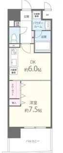 Art Pension高井田【7階】の間取り