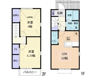 Maisonette TYS (メゾネット ティーワイエス)の間取り