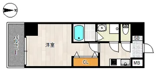 レクシア京橋DUO【10階】の間取り