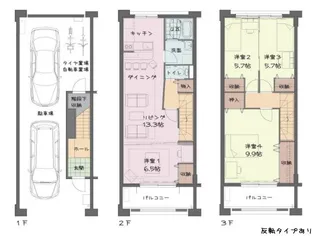 シャルマンAの間取り