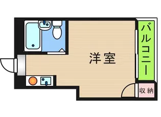 ケアンズクラブ岸里【3階】の間取り