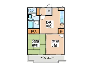 ビュ-ラ鷺沼II【2階】の間取り