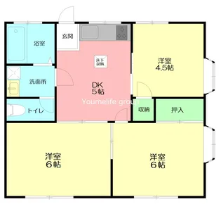 グリーンサイド飯山【1階】の間取り