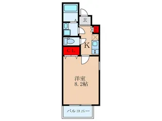 アヴァンス淡路【4階】の間取り