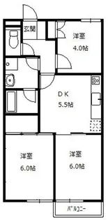 渋谷本町マンション【2階】の間取り