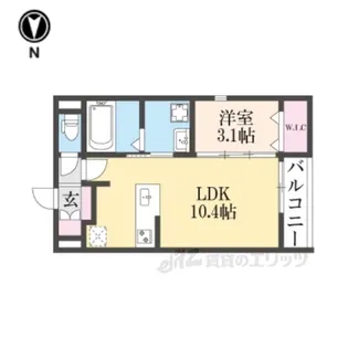 VALTERRA天理【2階】の間取り