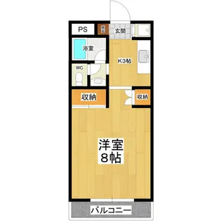 エルフィン土浦【4階】の間取り