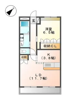 サンコーポフォレストリバー【1階】の間取り