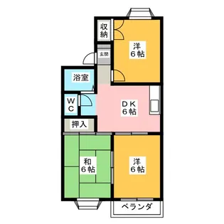 ファミール御園【1階】の間取り