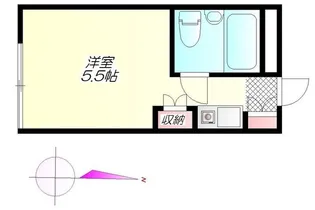 パークアベニューエスティン【3階】の間取り