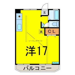 マーブルコート小山【2階】の間取り
