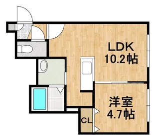 La Douce Vie恵み野駅前【3階】の間取り