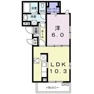 ラ・フォンターナ青葉【1階】の間取り