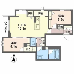オルトペディアA【4階】の間取り