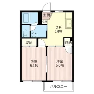 マインズA【2階】の間取り
