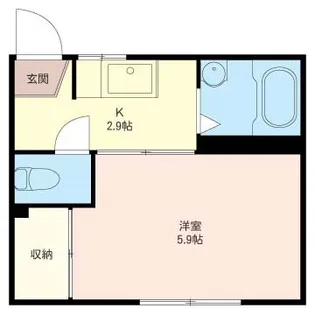 メゾンウィズ【1階】の間取り