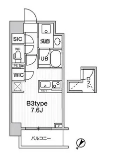 ジェーエムエフレジデンス町田の間取り