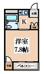 川島第12ビル【1階】の間取り