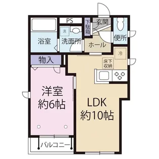 プレミール柿の木坂アネックス【1階】の間取り