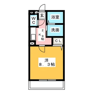 オリエントソレイユ【1階】の間取り