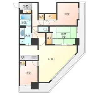 グラントーレ橋本【21階】の間取り